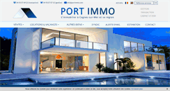 Desktop Screenshot of portimmo.com